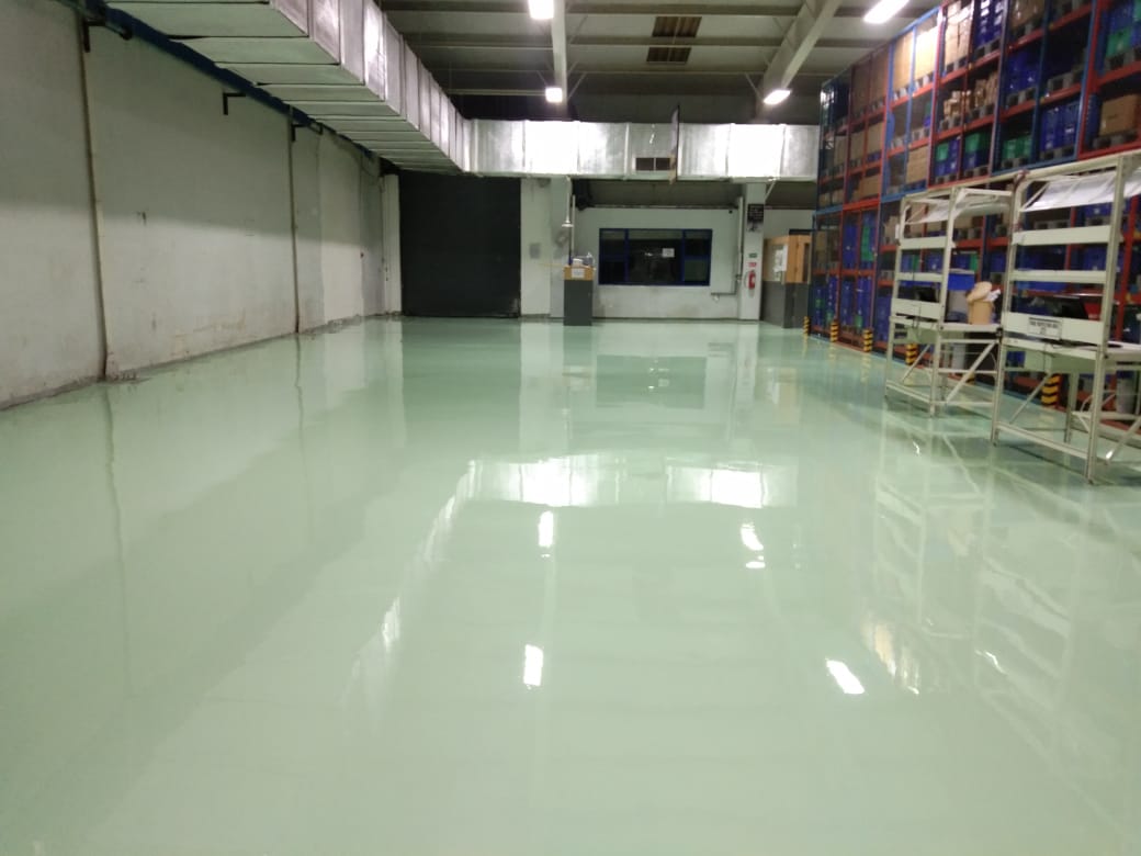 pu self level flooring